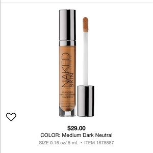 Naked skin concealer medium dark neutral
